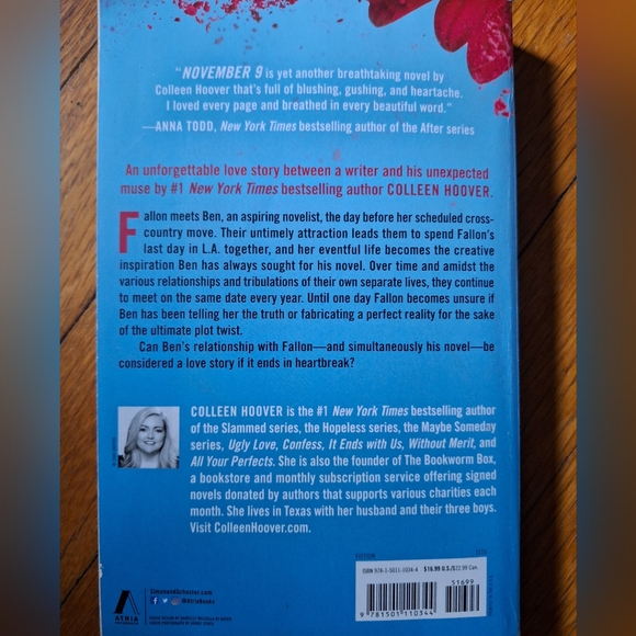 November 9 by Colleen Hoover - Picture 2 of 2